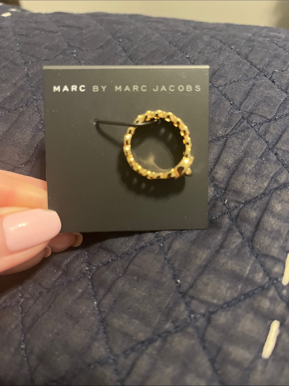 Marc by Marc Jacobs Braided Gold-Tone Ring